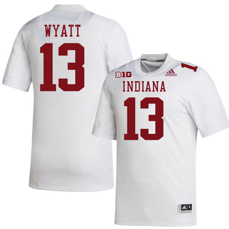 Kellan Wyatt Indiana Jerssey,Indiana University Hooisers Football Jersey,Uniforms-White